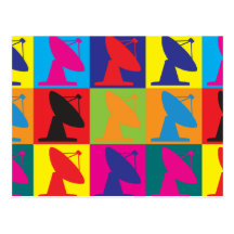 Astrophysics Pop Art Post Card