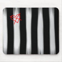Asylum Stripes Mouse Pad