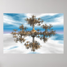 Asymetricall Fractal Posters