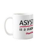 Asystole Medical Humour Mug