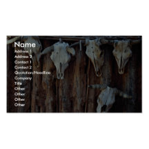 At a Navajo homesite, Monument Valley, Utah, U.S.A Business Card Templates