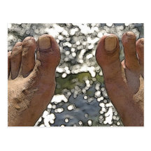 at my feet postcards