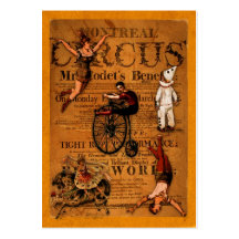 At the Circus Gift Tag Business Card