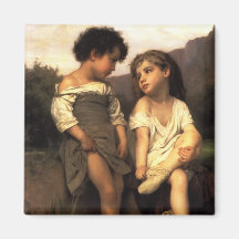 At the Edge of the Brook - John William Waterhouse Magnet