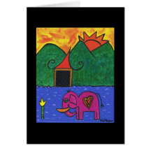 at the end of the day Greeting Card