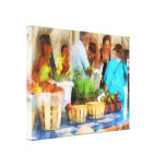 At the Farmer's Market Gallery Wrapped Canvas
