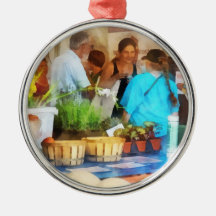 At the Farmer's Market Ornament