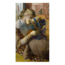 At The Milliners - Edgar Degas Business Card Templates