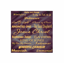 at the name of Jesus... Ornament Photo Cut Out