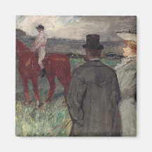 At the Racecourse, 1899 Refrigerator Magnet