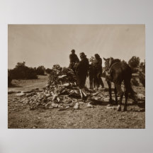 At the shrine - Navaho Indians Poster