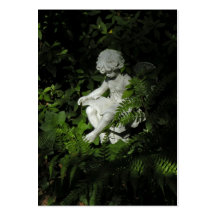 ATC de photo de lutin de jardin Modèles De Cartes De Visite