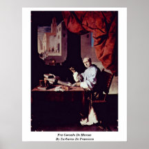 ATF Gonzalo De Illescas par Zurbaran De Francisco Posters