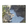 Athabasca falls ripping through the Canyon Post Card