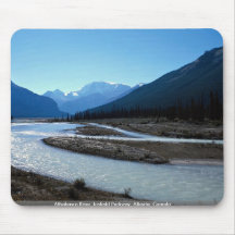 Athabasca River, Icefield Parkway, Alberta, Canada Mousepads