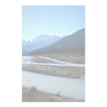 Athabasca River, Icefield Parkway, Alberta, Canada Personalized Stationery