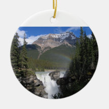 Athabascan Falls, Canada Christmas Tree Ornament