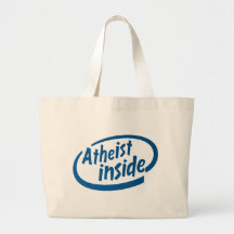 Athée à l'intérieur sac en toile