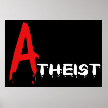 Athée d'écarlate affiche
