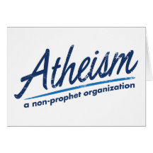 Atheism a non-prophet organization cards