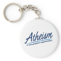 Atheism a non-prophet organization keychains