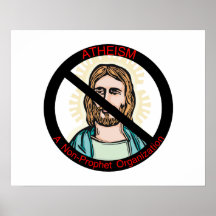 Atheism A Non Prophet Organization Posters