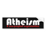 Atheism Bumper Sticker