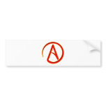 Atheism Symbol Bumper Sticker