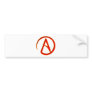 Atheism Symbol Bumper Sticker