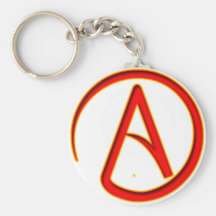 Atheism Symbol Key Chains