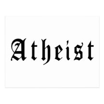 Atheist 1 postcard