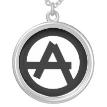 Atheist "A" Shield Necklace