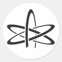 Atheist Atom Sticker