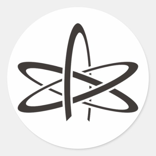 Atheist Atom Sticker