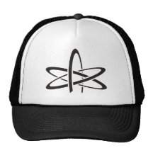 Atheist Atom Trucker Hats