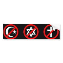 Atheist Bumper sticker