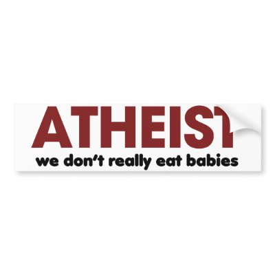 Atheist Bumper Stickers by Freethinkers