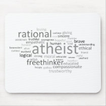 Atheist Cloud Mouse Pad