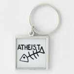Atheist Fish Key Chains