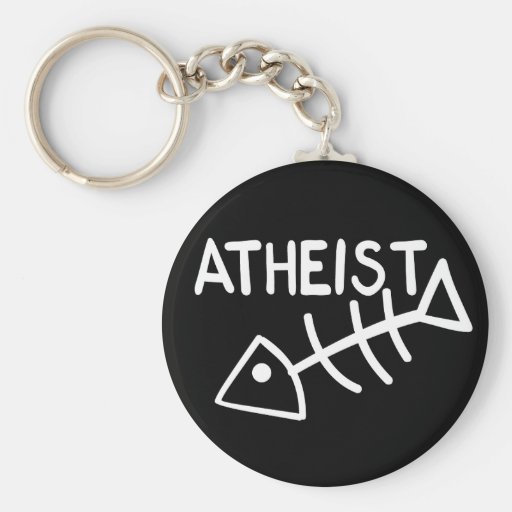 Atheist Fish Keychain