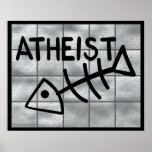 Atheist Fish Print