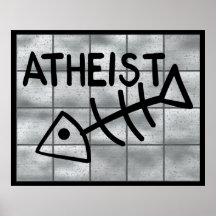 Atheist Fish Print