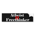 Atheist & Freethinker bumper stickers