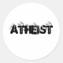 Atheist (Grunge) Stickers