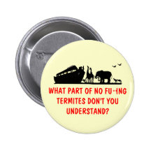 Atheist humour button
