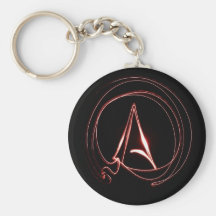 Atheist in Red Keychain