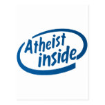 Atheist Inside Post Card