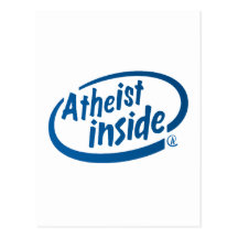 Atheist Inside Postcard