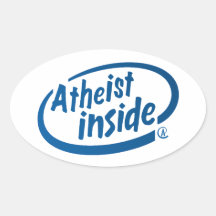 Atheist Inside Stickers