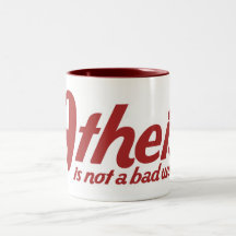 Atheist is not a bad word mugs